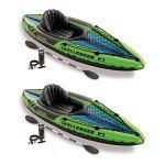 Intex Challenger K1 Inflatable Sporty Kayak Package