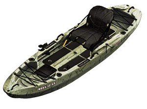 Sun Dolphin Boss SS Fishing Kayak - Grass Camo