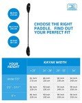 Ocean Broad 230CM Kayak Paddle with Leash