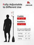 Aluminum Adjustable SUP Paddle for Paddleboarding