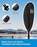 Ocean Broad 230CM Kayak Paddle with Leash