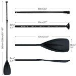 Adjustable 3-Piece SUP Paddle - Lightweight & Packable