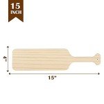BATTIFE 15" Unfinished Wooden Greek Paddle