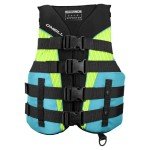 O'Neill Women's Superlite Life Vest - Black/Turquoise