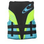 O'Neill Women's Superlite Life Vest - Black/Turquoise