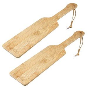 SUMERSHA 2-Pack Unfinished Wood Paddle Set