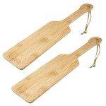 SUMERSHA 2-Pack Unfinished Wood Paddle Set