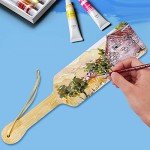 SUMERSHA 2-Pack Unfinished Wood Paddle Set
