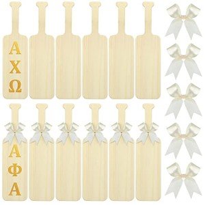 Wooden Greek Paddle for DIY Crafts and Decor
