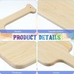 Wooden Greek Paddle for DIY Crafts and Decor