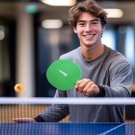 Unbreakable Table Tennis Paddle Set - 6 Colors