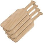 4-Pack 38.1 cm Unfinished Wooden Paddles