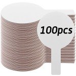 100 Mini Dry Erase Paddles for Voting Games