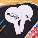 100 Mini Dry Erase Paddles for Voting Games