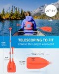 Oceanbroad 42in Collapsible Emergency Paddle - Tangerine