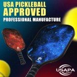 DULCE DOM Pickleball Paddle Set with 4 Balls