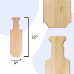 Custom Greek Wooden Paddle for Ceremonies and Gifts