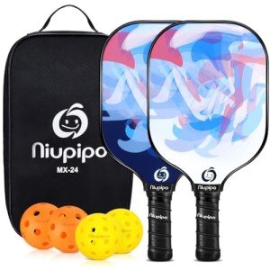 Niupipo Lightweight Pickleball Paddle Set of 2