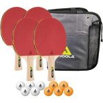 JOOLA Premium Table Tennis Set with Paddles & Balls