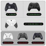 4 PCS Elite Paddles for Xbox Elite Controller