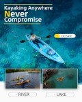 Oceanbroad 86in Floatable Kayak Paddle - Black