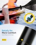Oceanbroad 86in Floatable Kayak Paddle - Black