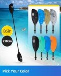 Oceanbroad 86in Floatable Kayak Paddle - Black