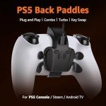 GMVOX Back Paddles for PS5 Controller - Black