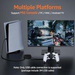 GMVOX Back Paddles for PS5 Controller - Black