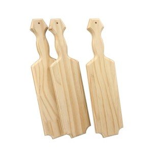 15-Inch Wooden Paddles - 3 Pack for Crafts