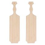 BATTIFE 18-Inch Unfinished Wooden Paddles - 2 Pack