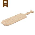 BATTIFE 18-Inch Unfinished Wooden Paddles - 2 Pack