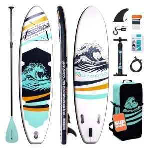 Aqua Inflatable Stand Up Paddle Board - Lightweight & Stable
