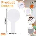 Handheld Dry Erase Paddles - 25 Pack 5.1