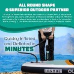 Aqua Inflatable Stand Up Paddle Board - Lightweight & Stable
