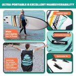Aqua Inflatable Stand Up Paddle Board - Lightweight & Stable