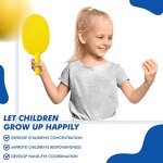 16-Piece Colorful Table Tennis Paddle Set