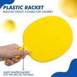 16-Piece Colorful Table Tennis Paddle Set