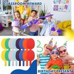 16-Piece Colorful Table Tennis Paddle Set