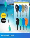 OCEANBROAD 86" Floatable Kayak Paddle - Mint Green