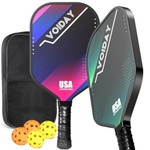 Lightweight Pickleball Paddle Set with Balls