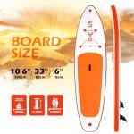 FunWater Inflatable Stand Up Paddle Board 10'6