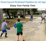 Fiberglass Pickleball Paddle Set with Outdoor Balls