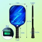 Fiberglass Pickleball Paddle Set with Outdoor Balls