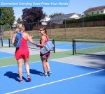 Fiberglass Pickleball Paddle Set with Outdoor Balls