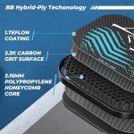 BlueBean Carbon Fiber Pickleball Paddle for Intermediate Players