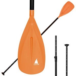 Adjustable 3-Piece Aluminium SUP Paddle - Orange