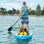 Adjustable 3-Piece Aluminium SUP Paddle - Orange