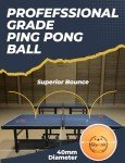 Glymnis Ping Pong Paddle Set with 8 Balls