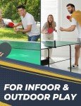 Glymnis Ping Pong Paddle Set with 8 Balls